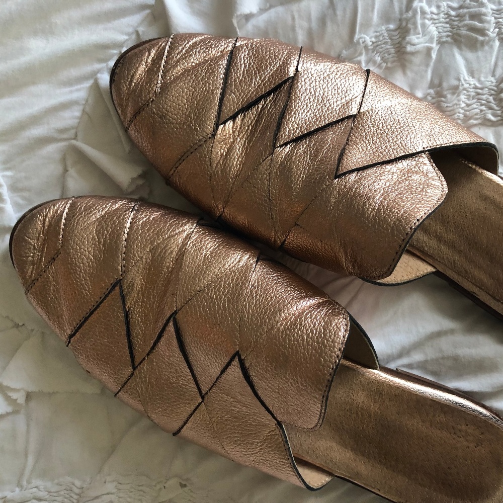 Seychelles Survival Mule: Rose Gold/Leather